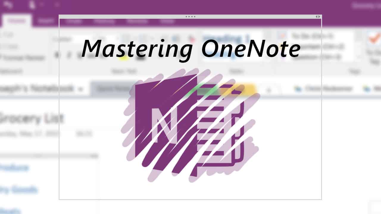 Mastering OneNote