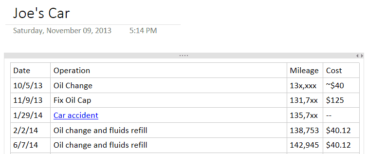 Using OneNote tables as your long term memory helps keep everything in order
