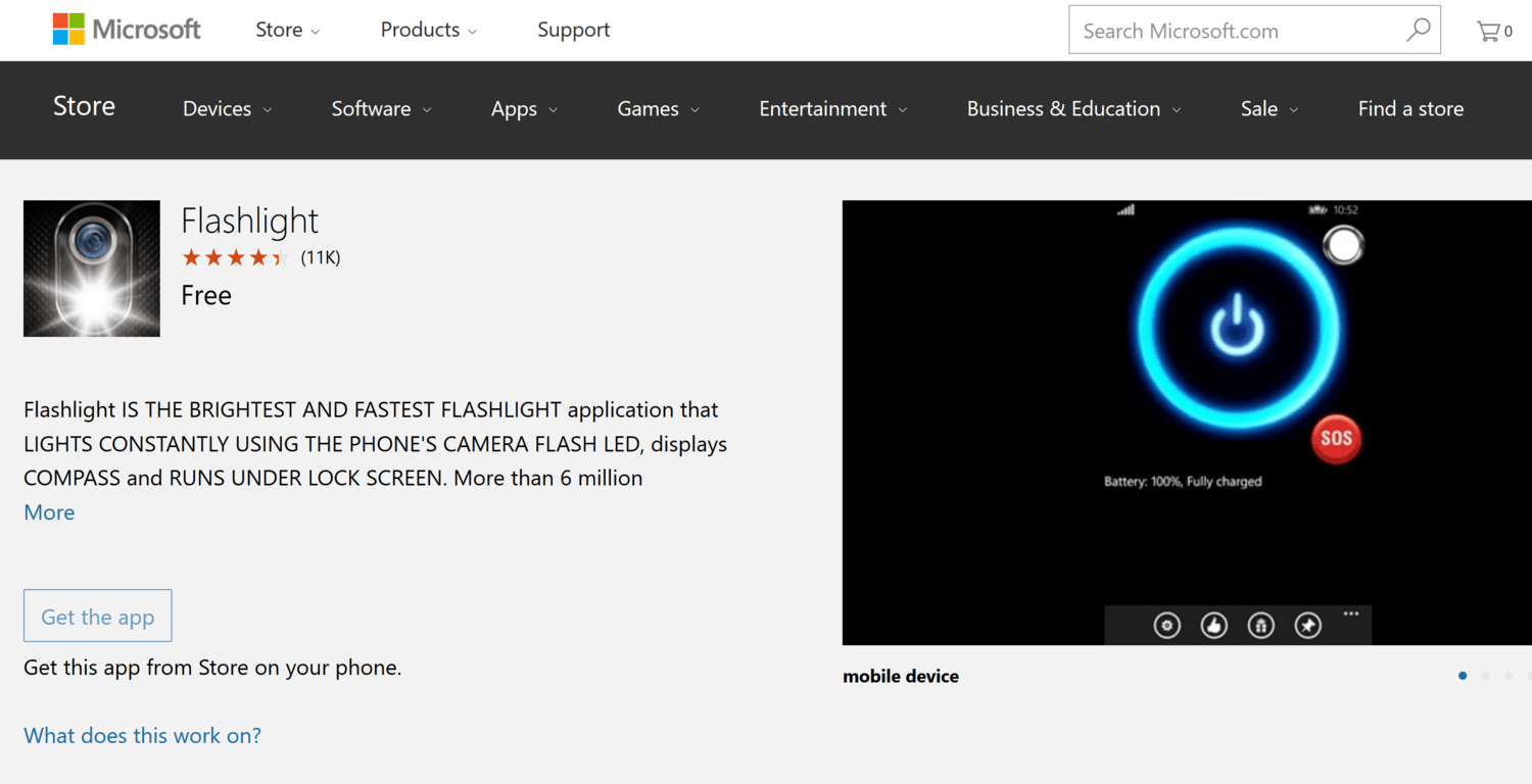 It's no more possible to download apps to your phone from the web.