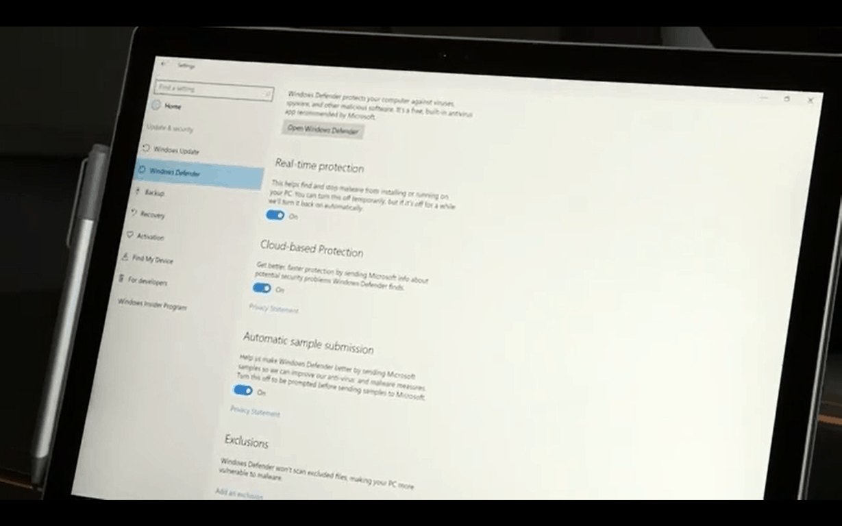 Windows 10 has enhanced security features for enterprises.
