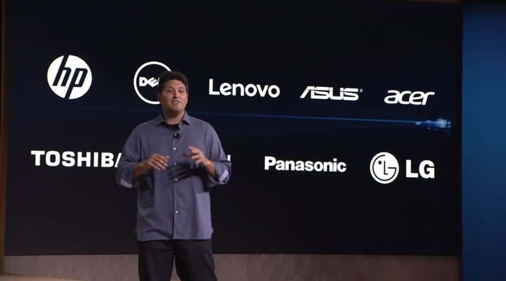 Windows 10 devices company partners
