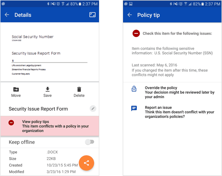 Data-Loss-Prevention-Policy-Tips-Android