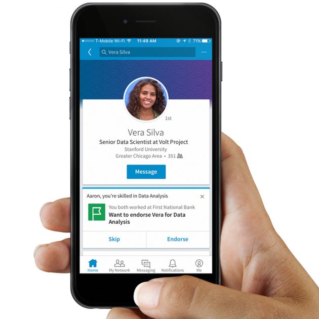 Linkedin Improves Its Endorsements Feature To Make Them More Useful - Endorsements Targeting B Linkedin will suggest endorsements to people familiar with your skills and experiences.