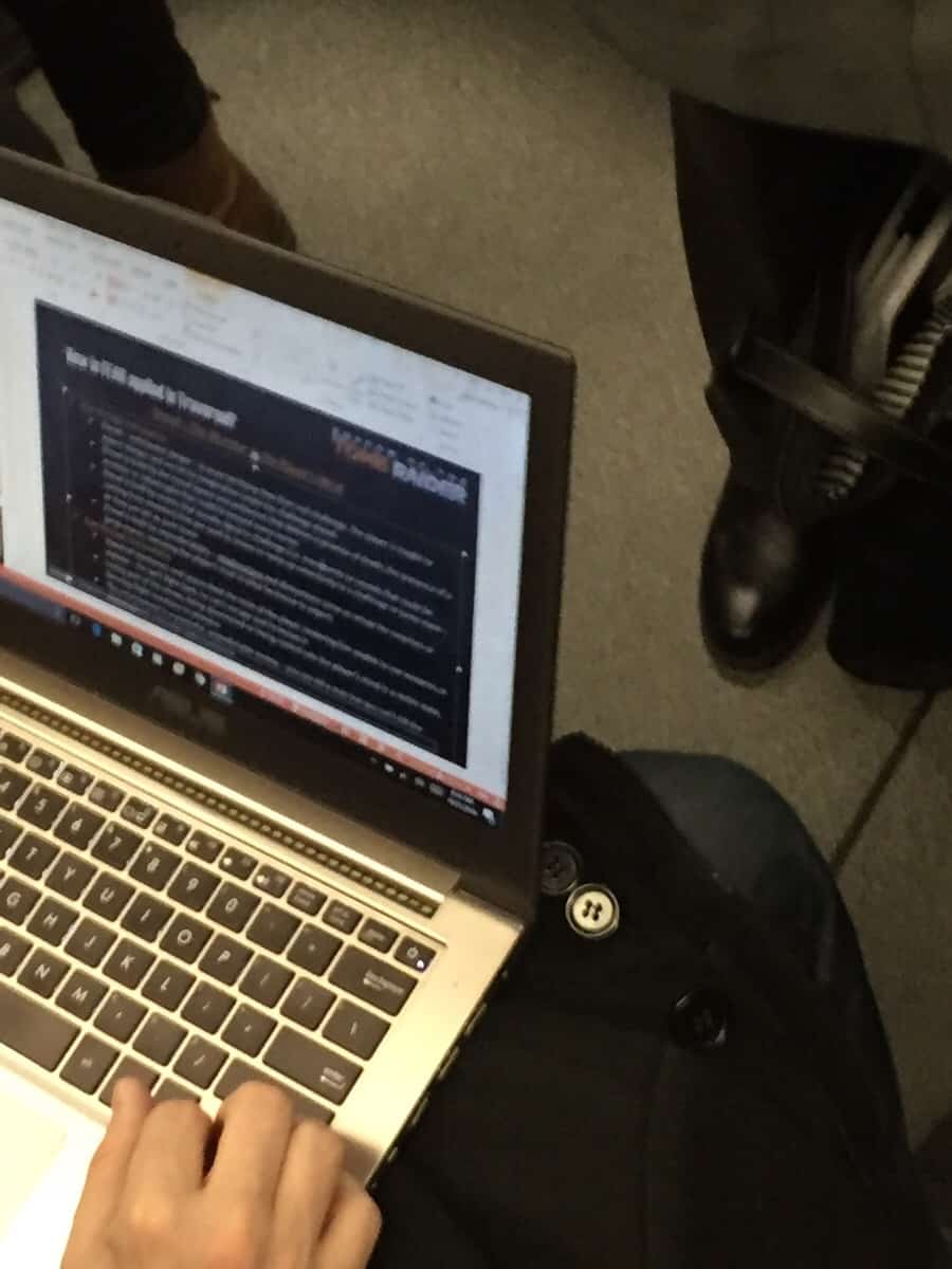 You can distinguish the title at the top right of the document.