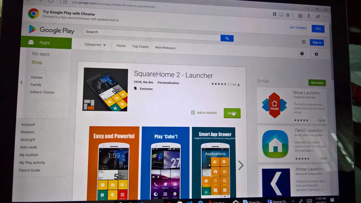 Microsoft, Android app launchers, Windows 10 Mobile