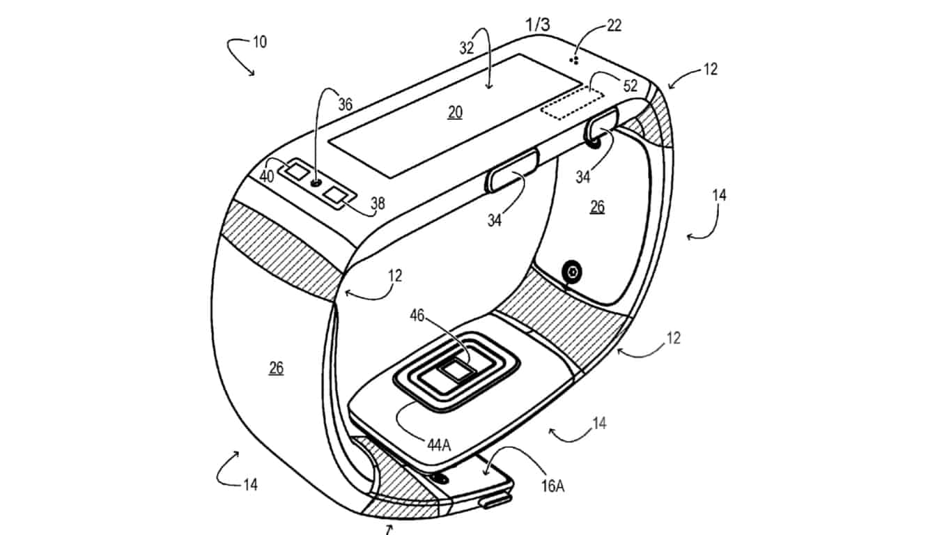 Microsoft Band patent