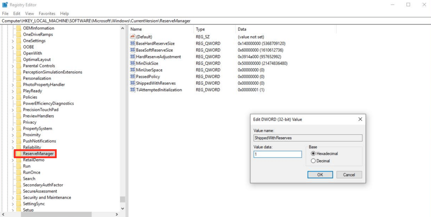 Microsoft, Windows 10, Registry Editor