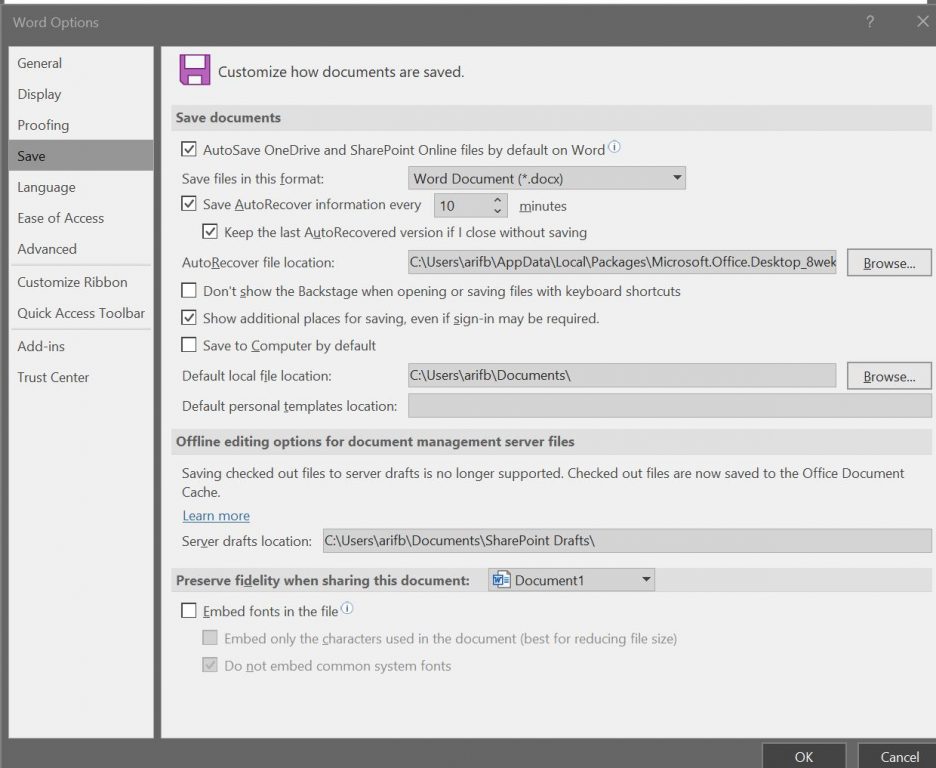 word options Lose your important file in Word? Here’s how to recover or restore it
