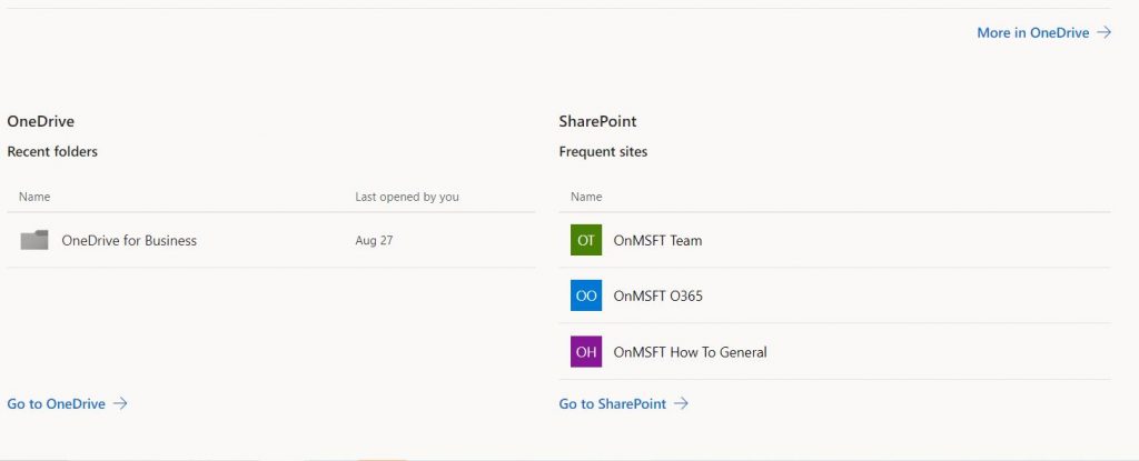onedrive and sharepoint office 365 dashboard Our Guide to the Office 365 Dashboard
