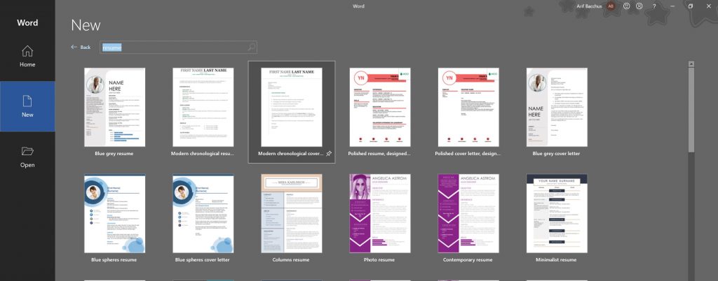 resumes in word How to make a professional looking resume in Word in Office 365