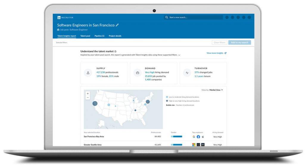 talent insights integrated new recruiter and jobs LinkedIn announces new Recruiter mobile app and more Talent Solutions updates