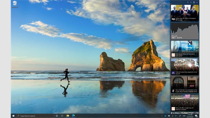 Microsoft's News Bar beta app adds an MSN news widget on your desktop 1 Microsoft News bar beta