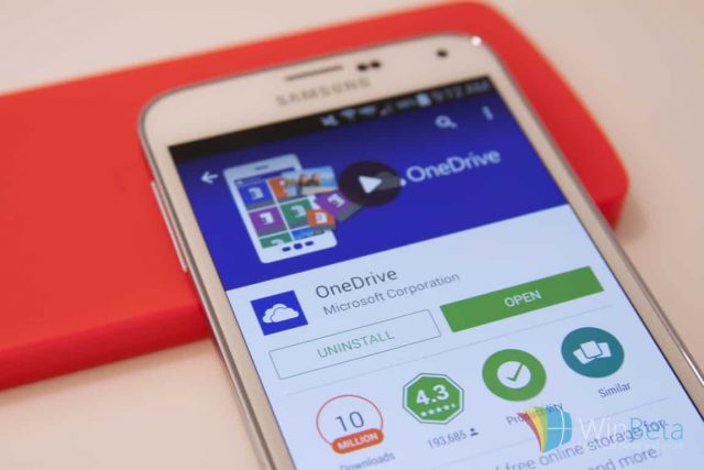 Android Samsung OneDrive 1