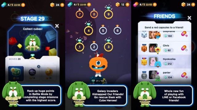 LINE CubeHeroes