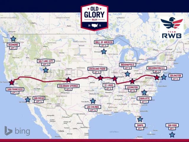 OLD Glory Route Map