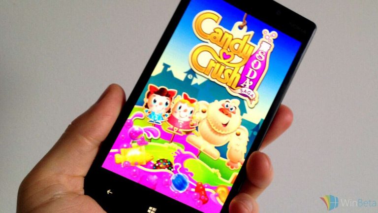 Candy Crush Soda Saga on Windows Phone
