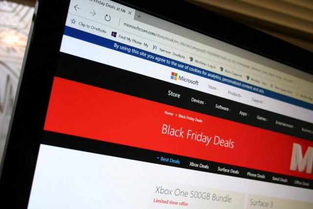 Black Friday Microsoft Store UK