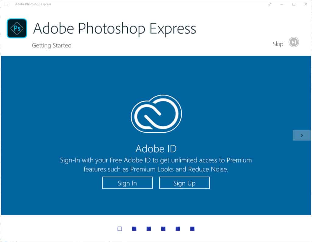 Adobe Photoshop Express Premium Acces Adobe ID login
