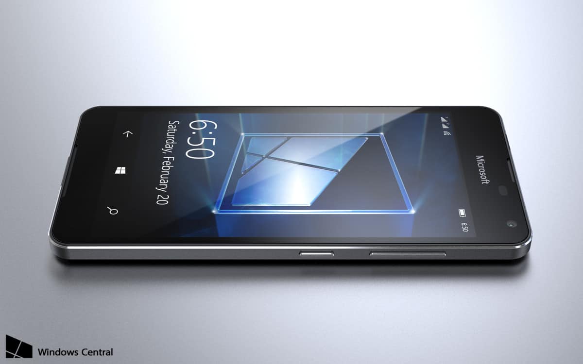 Lumia 650 Render - Front
