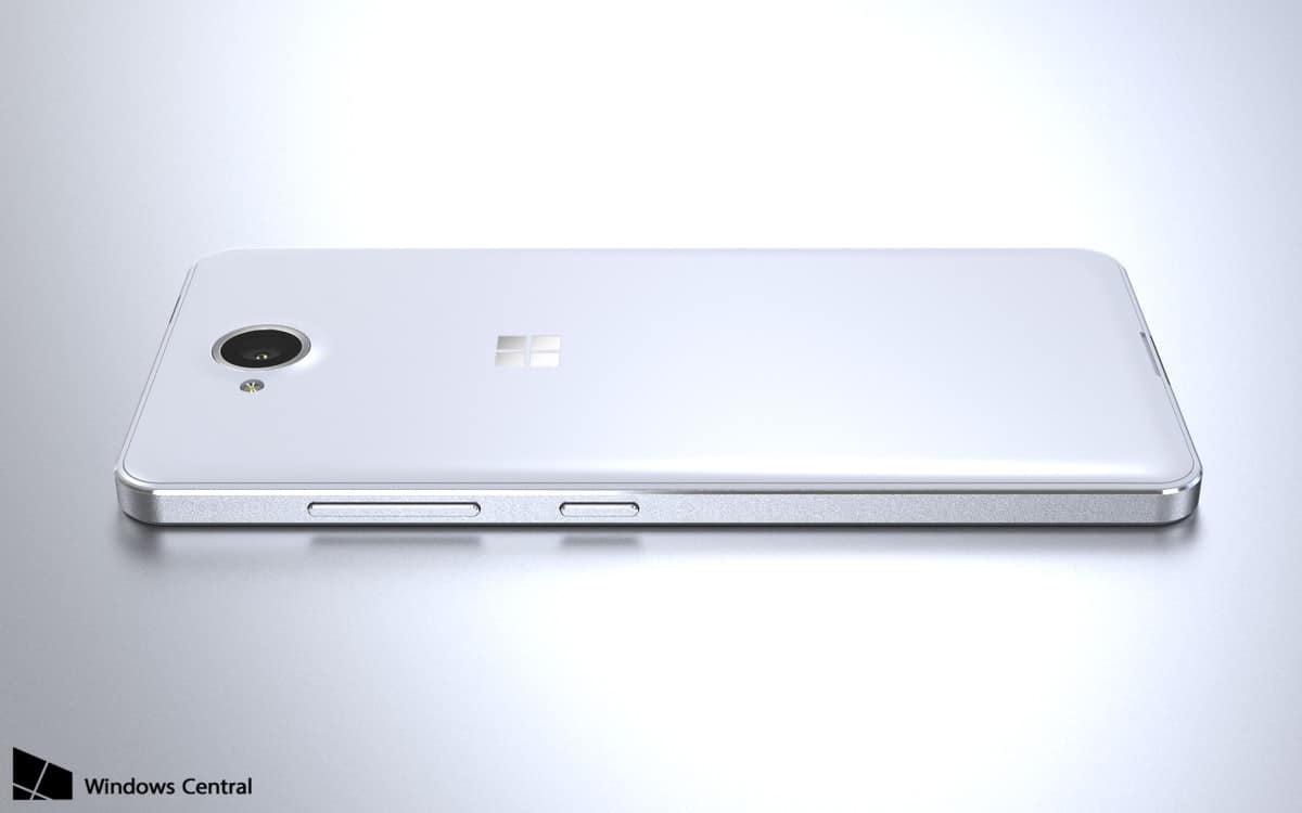 Lumia 650 Render - Back View