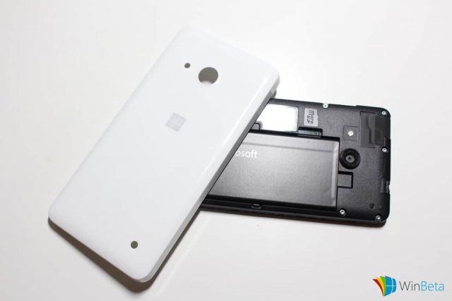 Lumia550 Backplateremoved