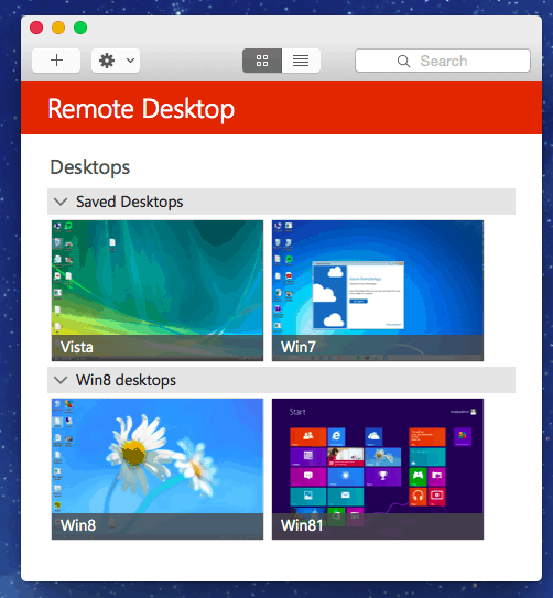 mac desktop groups