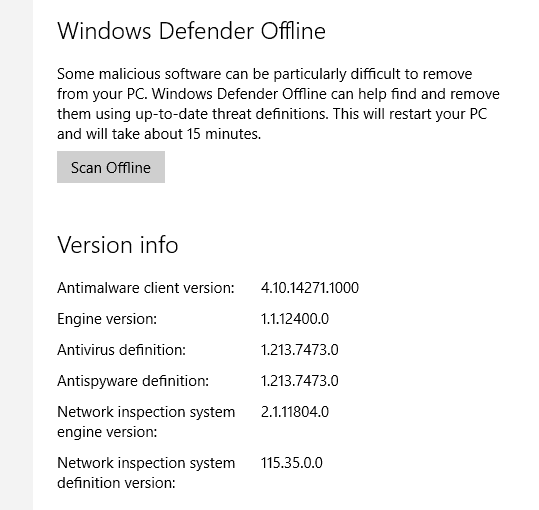 Defender_offline