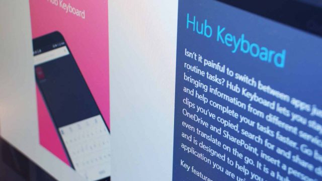 Microsoft Garage Hub Keyboard