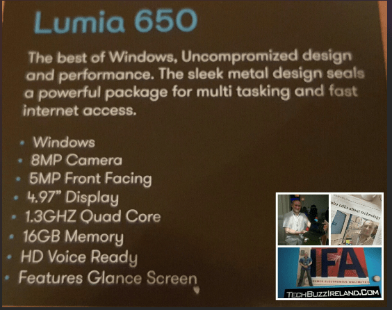 Lumia 650 Ireland price