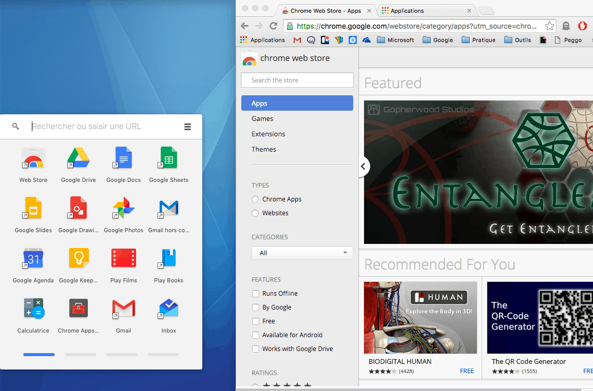 chrome apps launcher for mac