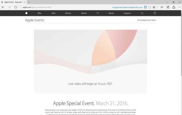 Apple March 21 2016