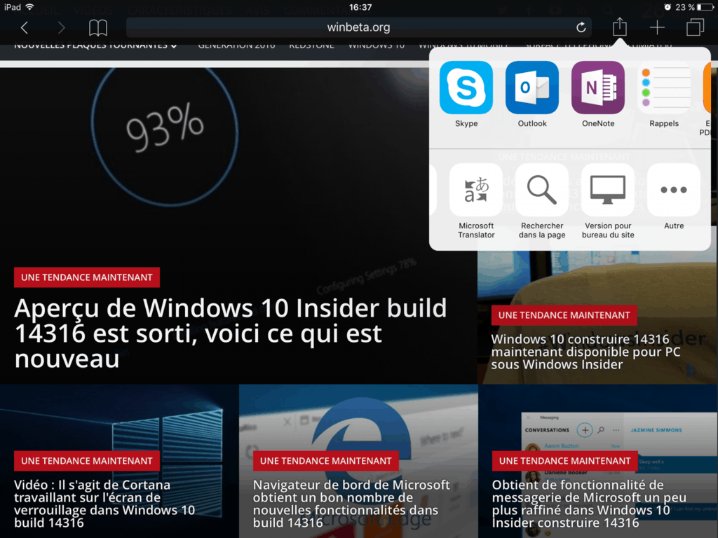 You can translate text in web pages using the Safari Extension.