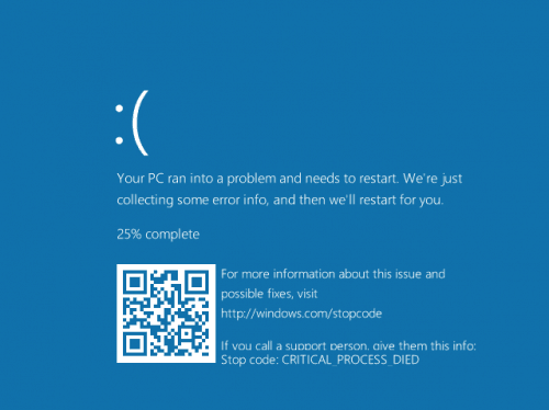 Windows 10 BSOD QR Code