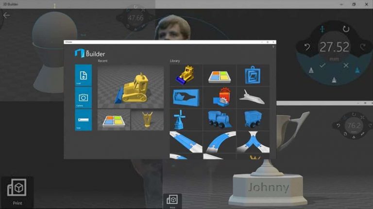 Microsoft 3D Builder Windows 10 app
