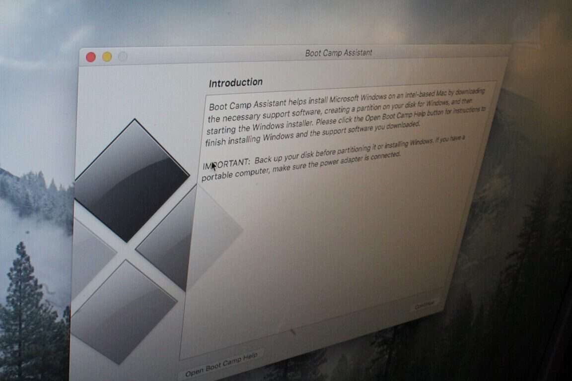 how to run windows xp on macbook pro