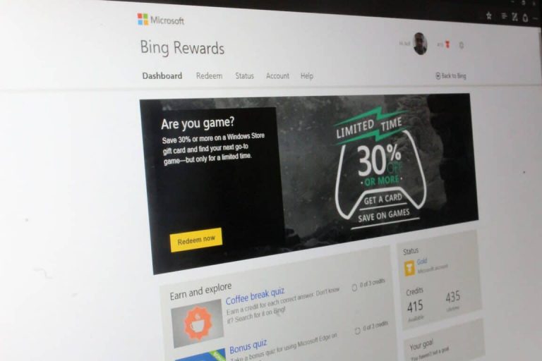 Bing Rewards 30% Off