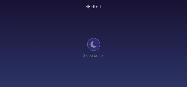 fitbit sleep better splash