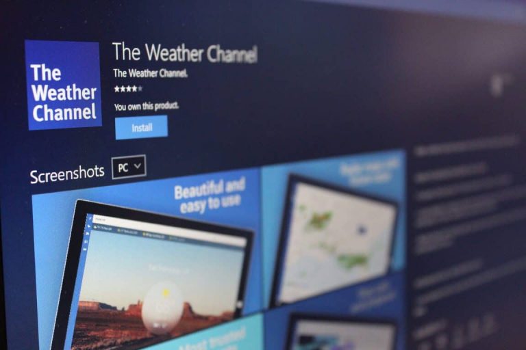 The Weather Channel UWP