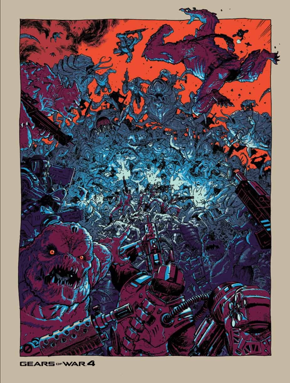 The limited Horde 3.0 poster designed by Tony Moore.