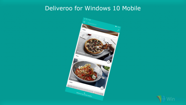 deliveroo windows 10 mobile art 1