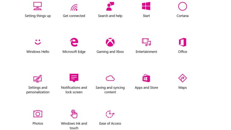 Windows 10 Get Started App