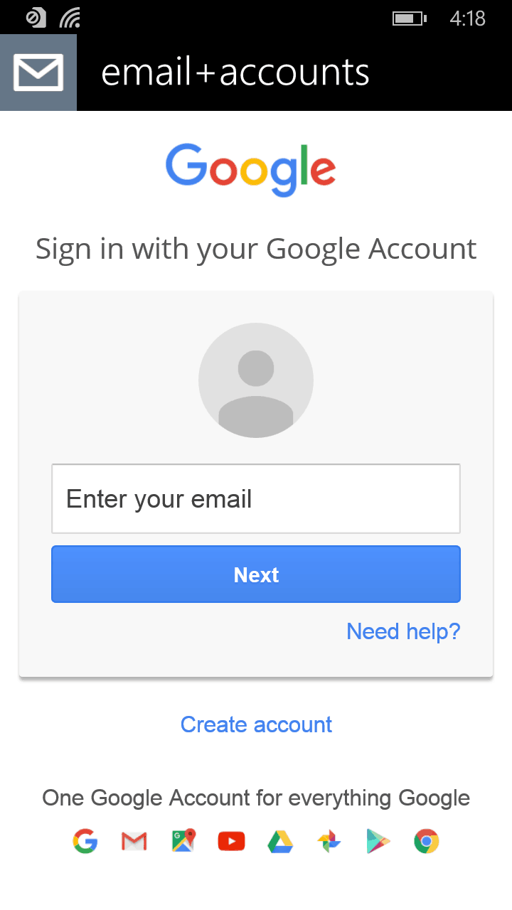 This how the sign-in process used to be on both Windows 10 Mobile and WIndows Phone 8.1.