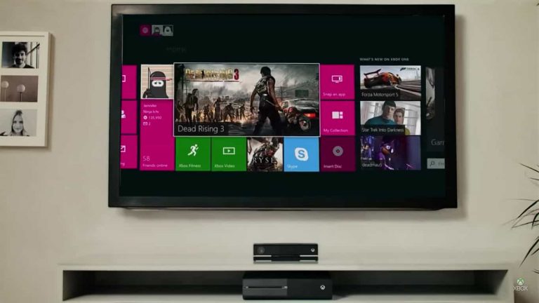 Xbox One Console and TV