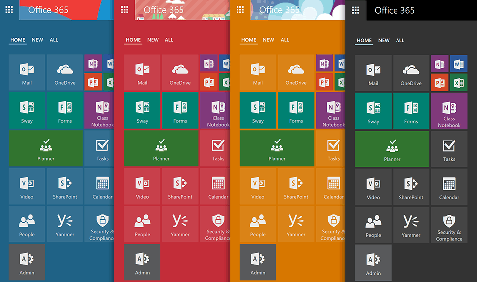 New Office 365 App Launcher Adds Tabbed Layout Resize able Movable Tiles OnMSFT
