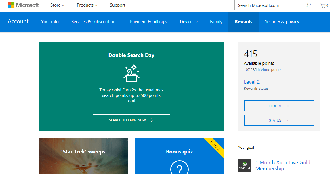 Microsoft rewards removed ROBLOX gift cards! 