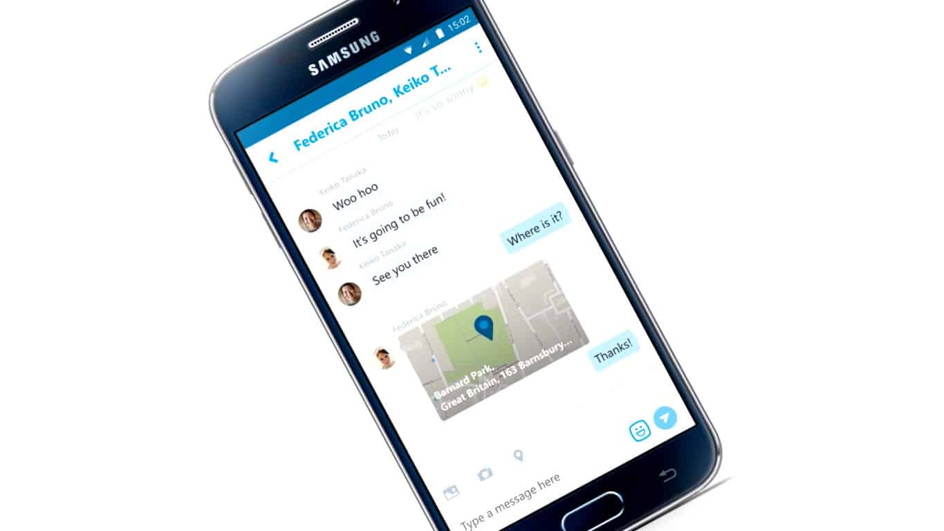 skype video call android