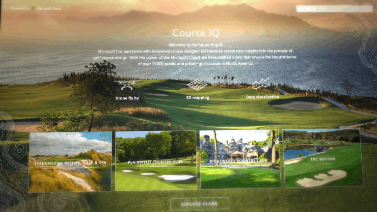 Microsoft transforms golf course design w/ Gil Hanse in Course IQ app