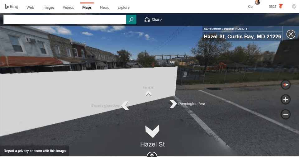 Bing Maps Homicide Block