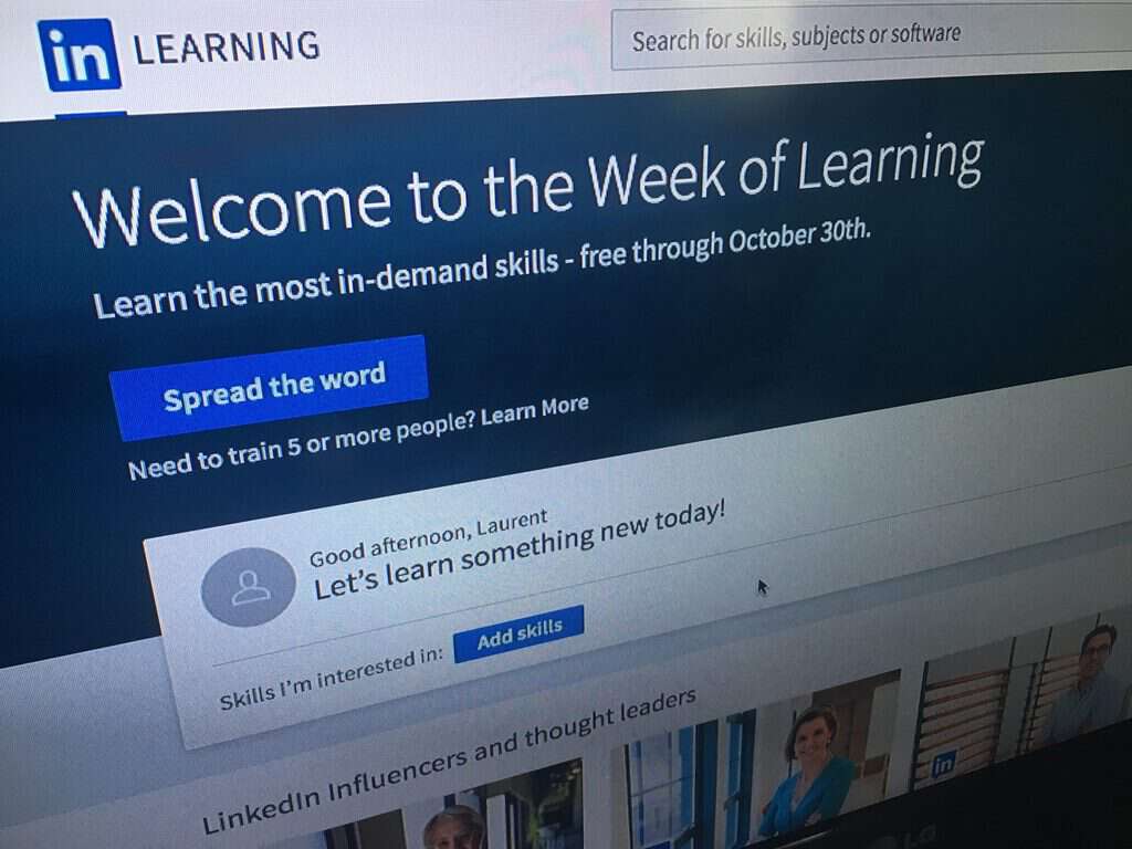 linkedin learning sign up