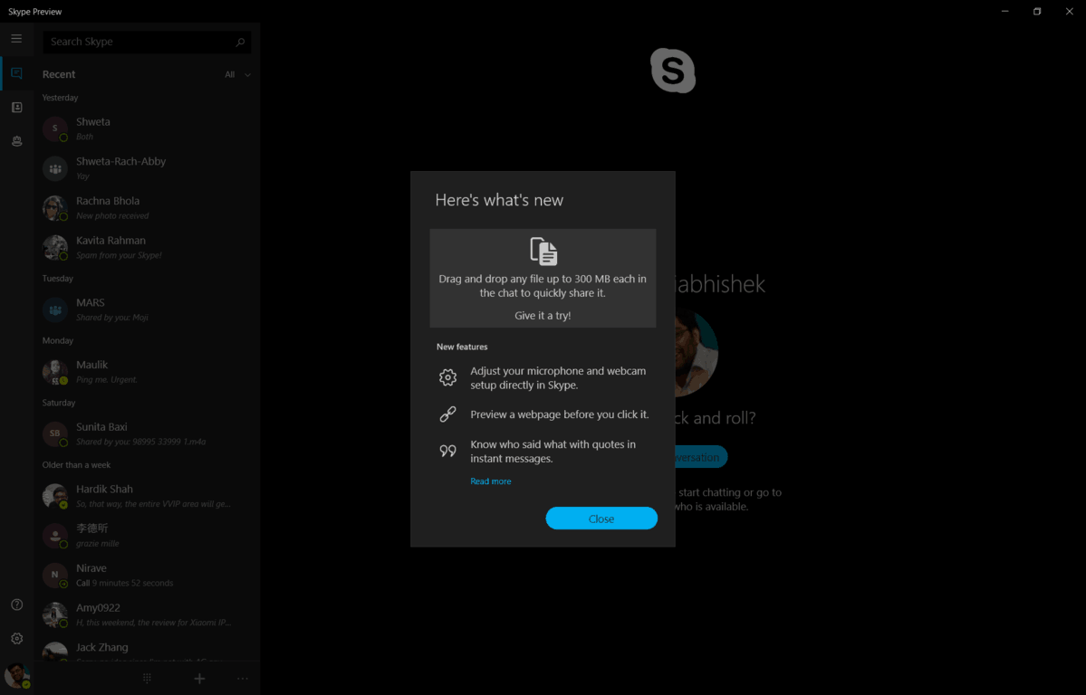 Latest Update For Skype Preview Brings Several New Features For Windows 10 Pc And Mobile 6770